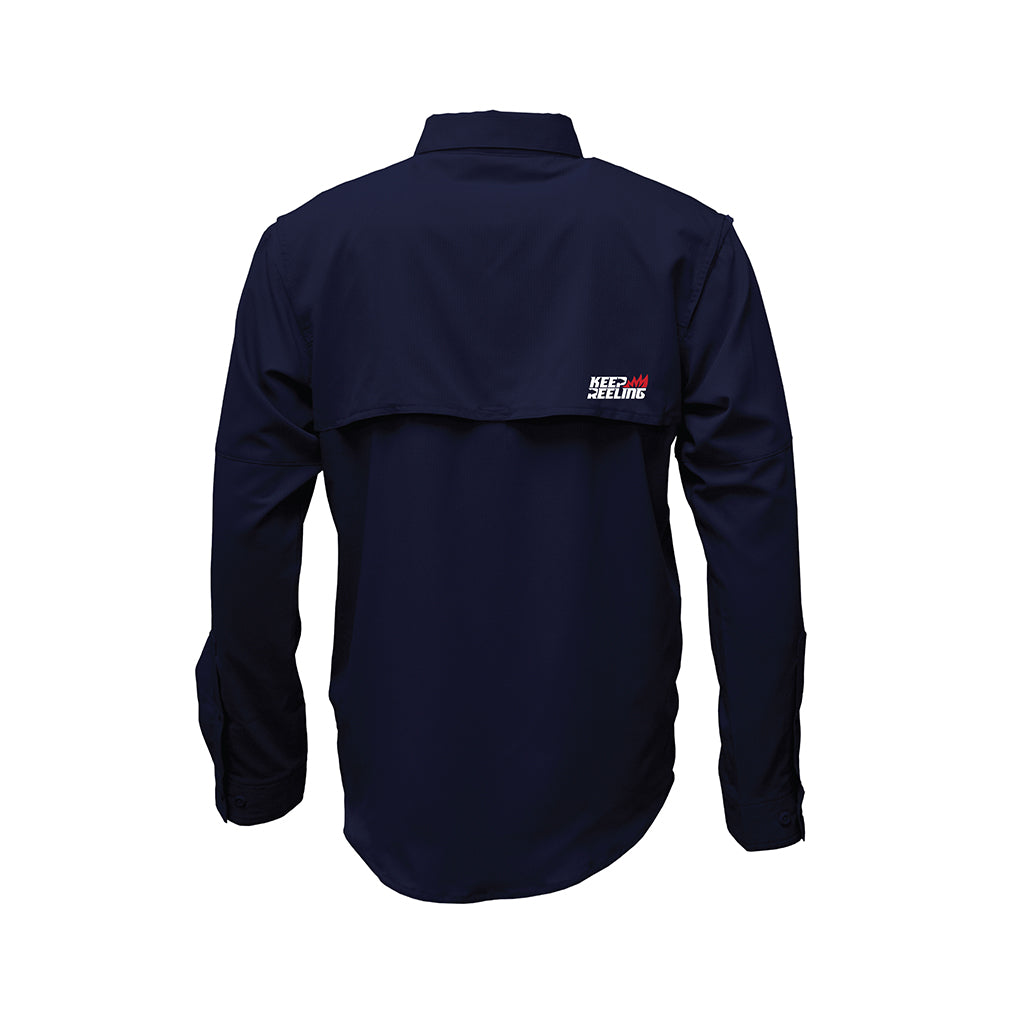 MEN'S LONG SLEEVE FISHING SHIRT (BUTTON DOWN COLLAR)